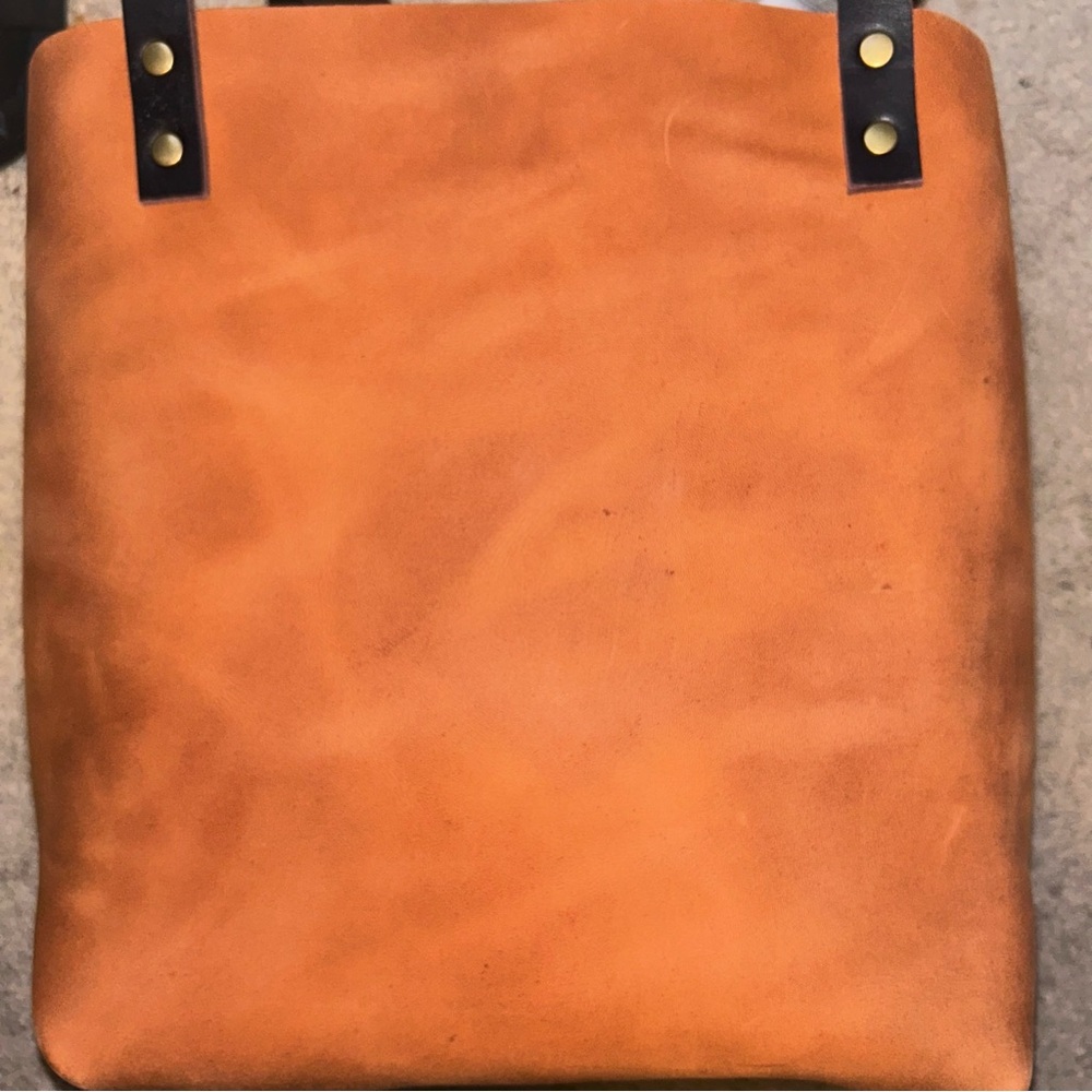 NEW Portland Leather Goods Medium Classic Tote Bag in Sunset Unicorn Color - Picture 5 of 15